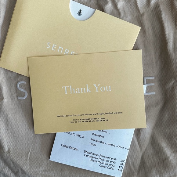 **SOLD** NWT Senreve discontinued BONE Aria belt bag - Picture 7 of 9